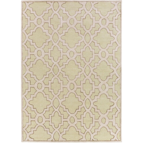 Modern Classics 63 X 39 inch Moss, Medium Gray, Cream Rug