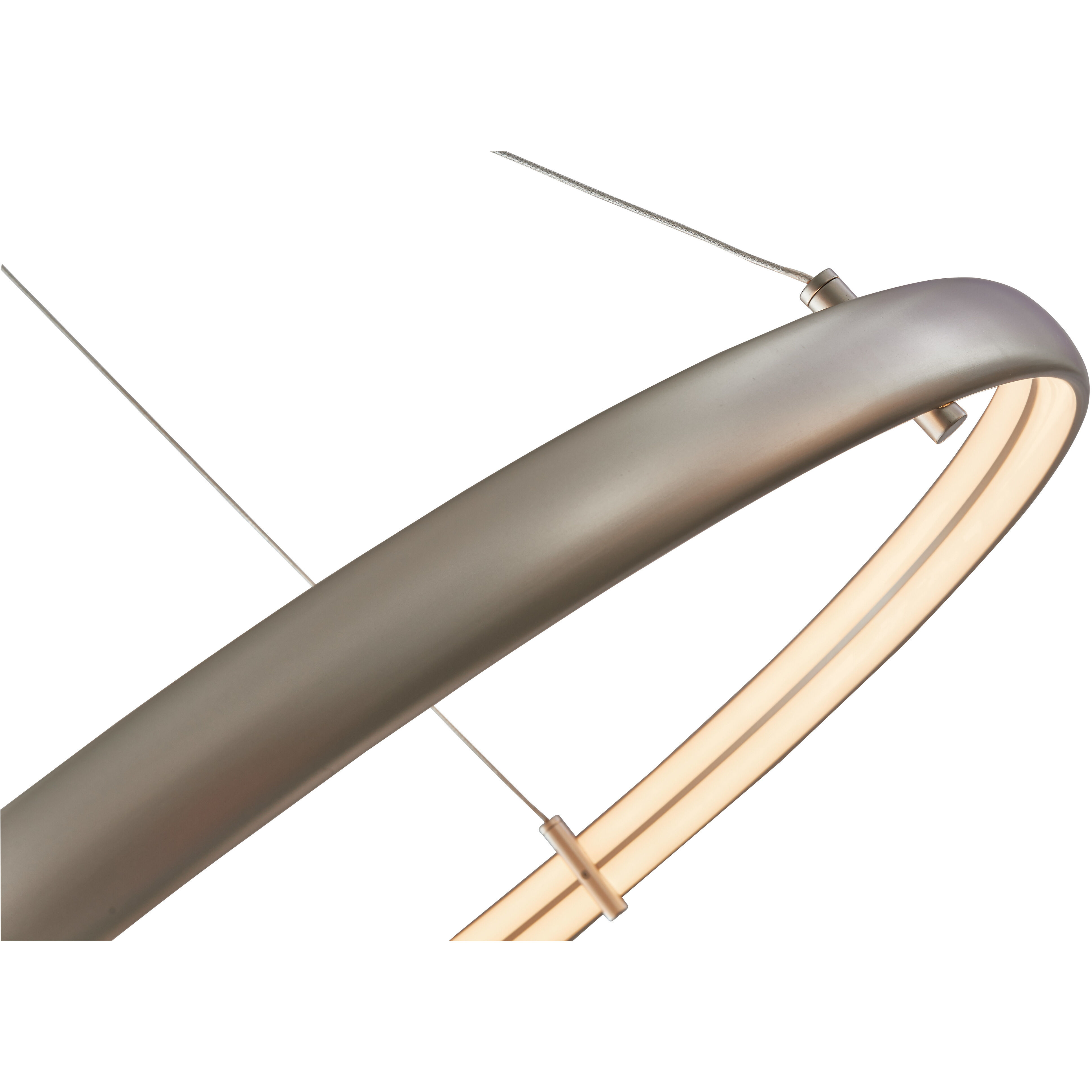 Sling LED 32.3 inch Titanium Silver Pendant Ceiling Light