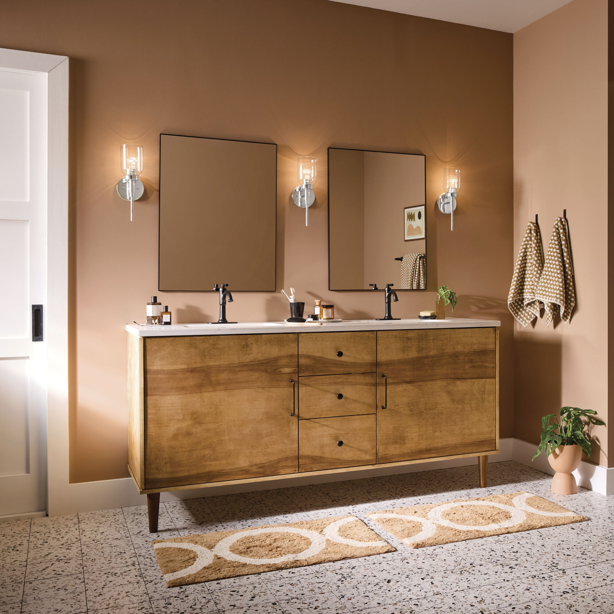 Madden 1 Light 5 inch Chrome Wall Sconce Wall Light