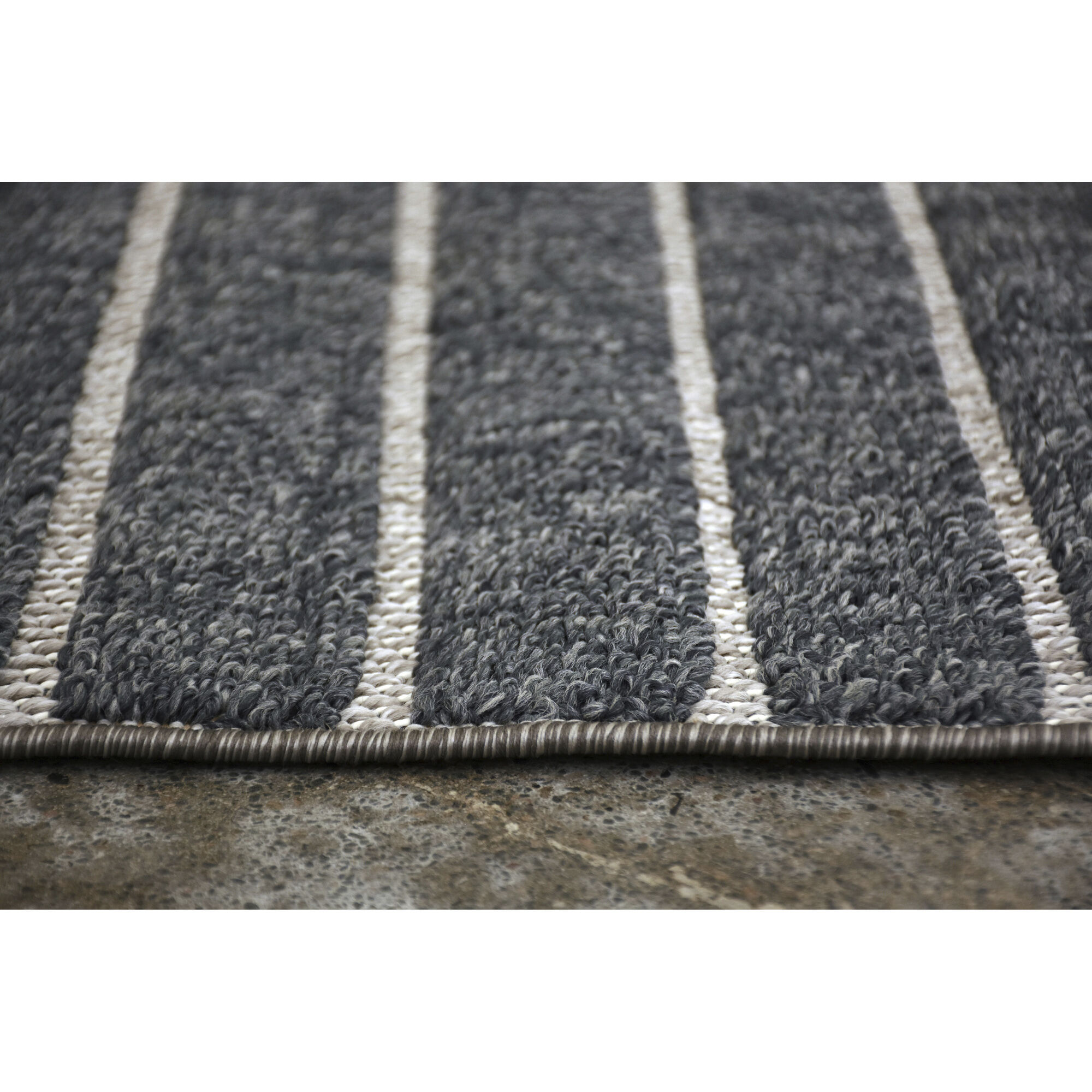 Ambrose 122 X 122 inch Navy and Grey Indoor Rug, Large