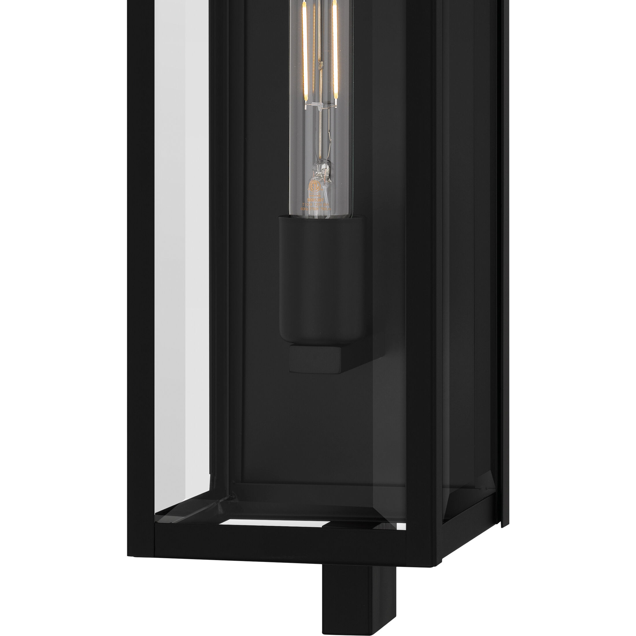 Dale 1 Light 26 inch Matte Black Outdoor Wall Lantern, Large
