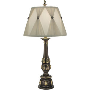 Ellie 37 inch 150.00 watt Roman Bronze Table Lamp Portable Light