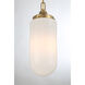 Bryant 3 Light 9 inch Warm Brass Pendant Ceiling Light, Essentials