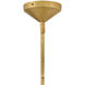 Azalea 3 Light 16.5 inch Distressed Brass Pendant Ceiling Light