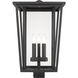 Seoul 3 Light 14.00 inch Post Light & Accessory