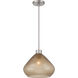 Elaris 1 Light 12.5 inch Brushed Nickel Pendant Ceiling Light