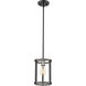 Kirkland 1 Light 7 inch Ashen Barnboard Pendant Ceiling Light