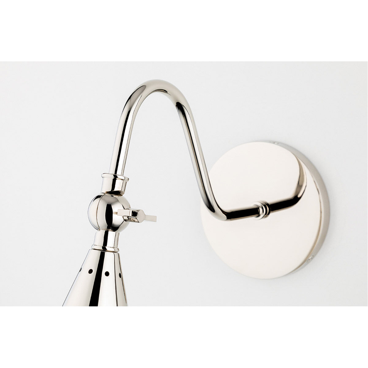 Lupe 1 Light 6 inch Polished Nickel Wall Sconce Wall Light