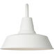 Sean Lavin Barn Light 1 Light 15 inch Outdoor Textured White Outdoor Wall Lantern
