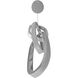 Circa LED 6 inch Chrome Pendant Ceiling Light
