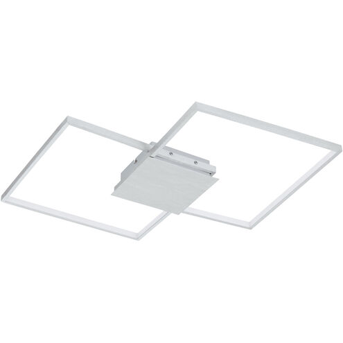 Milanius LED 29.92 inch Brushed Aluminum Flush Mount Ceiling Light, Wall Mountable
