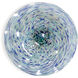Firenze 20 X 20 inch Blue/Beige Platter