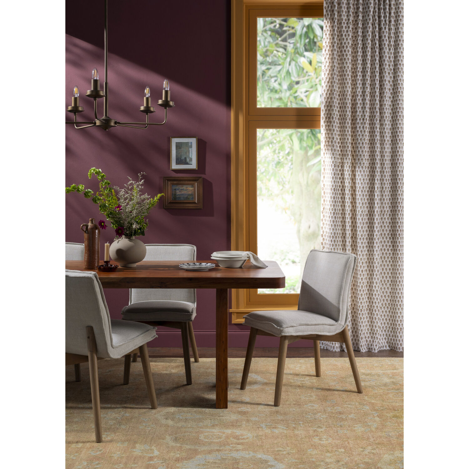 Joiner 60 X 40 inch Brown Dining Table