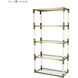 Equity 70 X 35 X 16 inch Gold with Clear Shelf