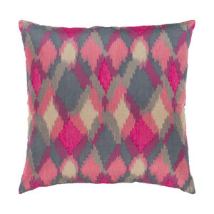 Camila 18 X 18 inch Bright Pink/Garnet/Rose/Dark Green/Sage/Taupe Pillow Kit, Square