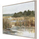 Wetland Grasses Green and Brown and Multi and Neutral Canvas