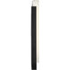 Drew & Jonathan Dante 1 Light 22 inch Textured Black Outdoor Wall Sconce