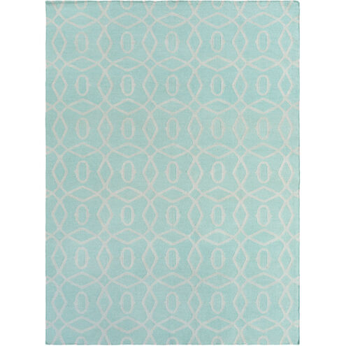 Frontier 66 X 42 inch Mint, Aqua Rug