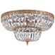 Westbury 8 Light 30 inch Olde Brass Flush Ceiling Light in Clear Swarovski Strass