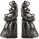 Daydreaming Bird 3.75 inch Antiqued Silver Bookends, Set of 2