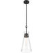 Lakewood 1 Light 8 inch Matte Black Pendant Ceiling Light, Essentials