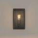 Hollis 1 Light 12 inch Blackened Brass Exterior Wall Sconce