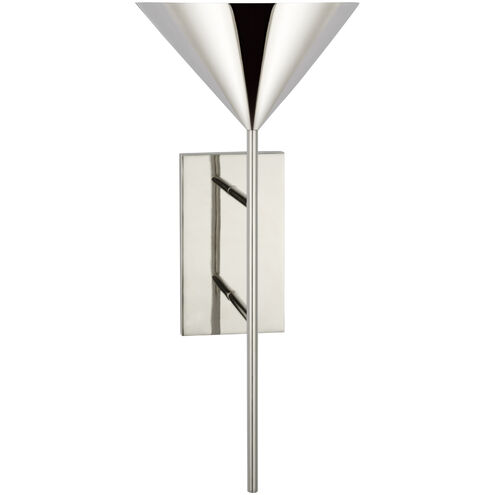 Paloma Contreras Orsay LED 7.25 inch Polished Nickel Uplight Sconce Wall Light, Medium