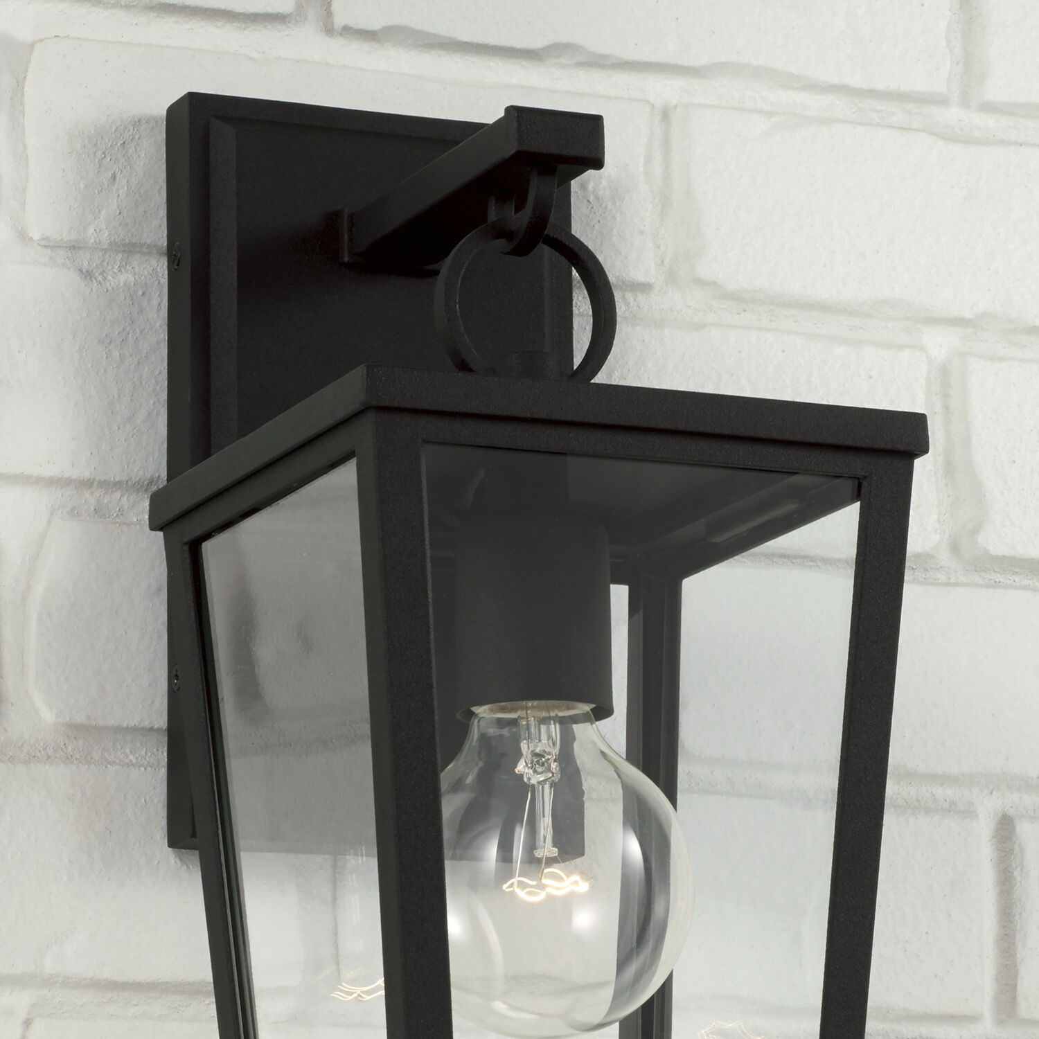 Elliott 1 Light 15.5 inch Black Outdoor Wall Lantern