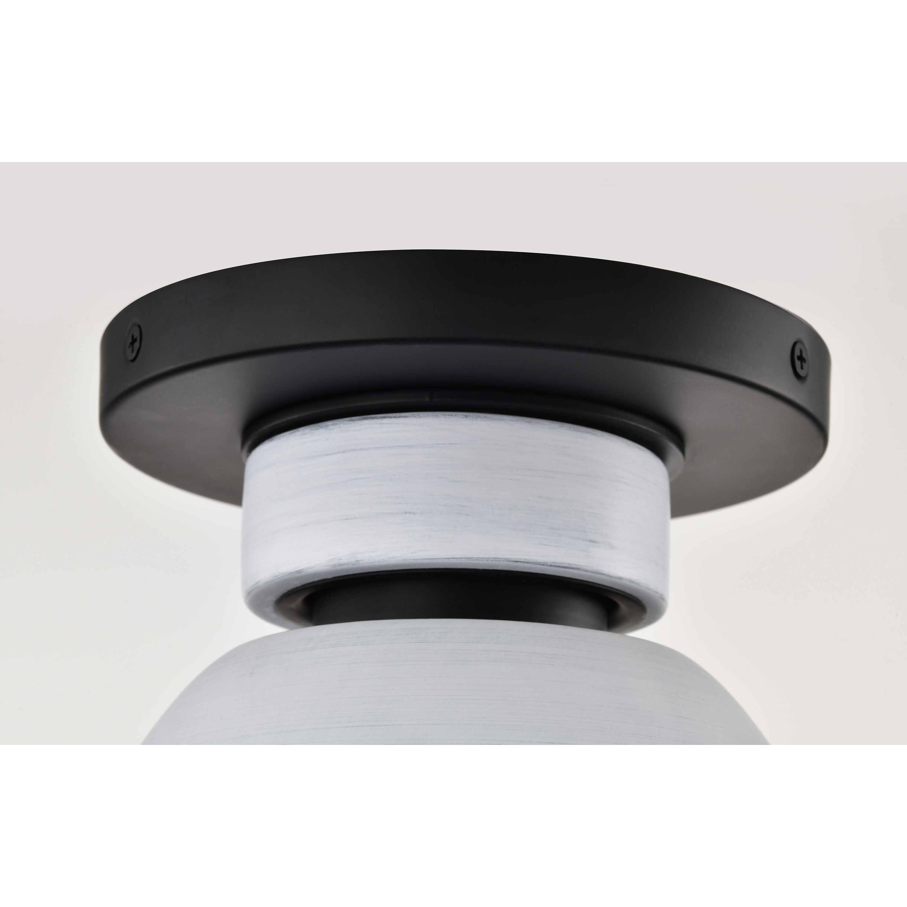Collins 7.5 inch Matte Black Flush Mount Ceiling Light