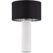 Groovy 28.75 inch 150 watt White Table Lamp Portable Light