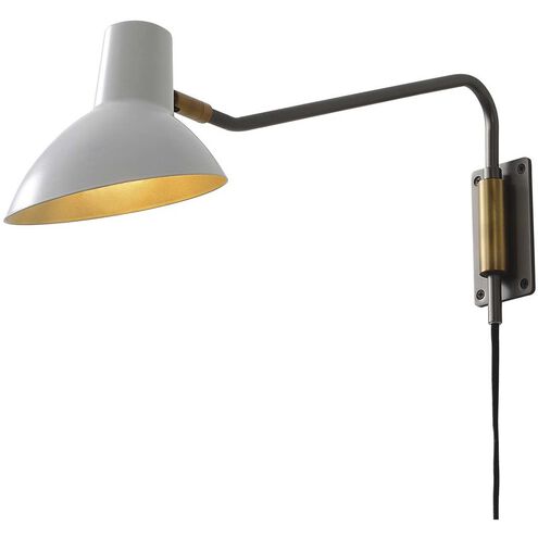 Swing 1 Light 7 inch Gunmetal Wall Sconce Wall Light