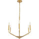 Enzo 6 Light 22 inch Brass Pendant Ceiling Light