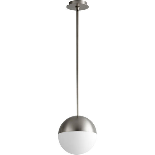 Mondo LED 10 inch Satin Nickel Pendant Ceiling Light
