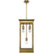 Douglas 5 Light 12.75 inch Vintage Brass Pendant Ceiling Light