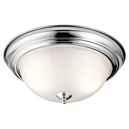 Independence 2 Light 13 inch Chrome Flush Mount Light Ceiling Light