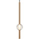 Windchimer LED 3.88 inch Aged Gold Brass Pendant Ceiling Light