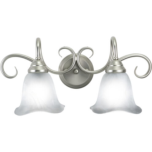 Bella LED 19.75 inch Brushed Nickel Bathroom Light Wall Light