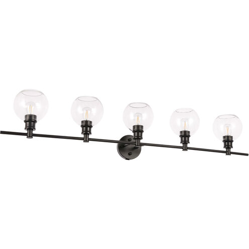 Collier 5 Light 47 inch Black Wall sconce Wall Light