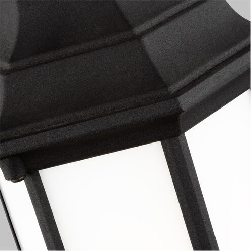 Sevier 1 Light 16.25 inch Black Outdoor Wall Lantern, Small