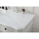 Danville 60 X 21 X 36 inch Antique White Vanity Sink Set