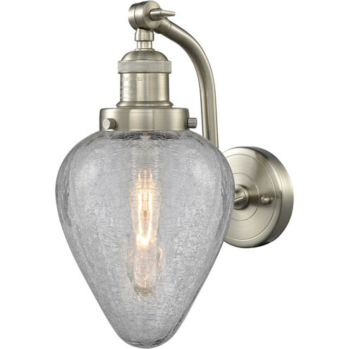 Franklin Restoration Geneseo LED 7 inch Brushed Satin Nickel Sconce Wall Light, Franklin Restoration