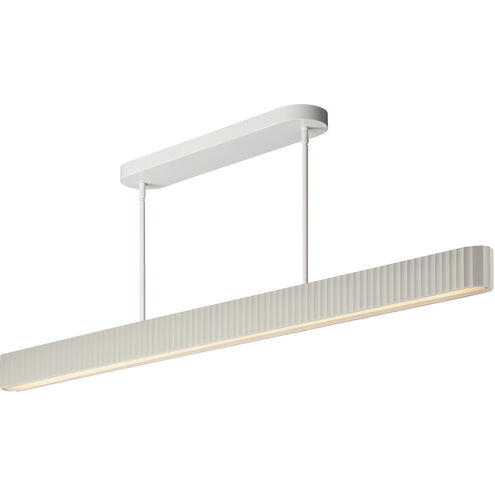 Delphi LED 61.25 inch Chaulk White Linear Pendant Ceiling Light