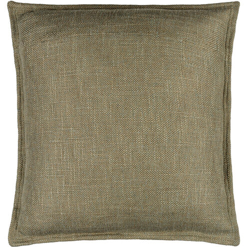 Thurman 22 X 22 inch Walnut / Army Green / Grey / Sage / Light Silver / Moss Brown / Khaki Accent Pillow