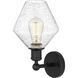 Cindyrella Sconce Wall Light in Matte Black, Seedy