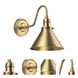 Provence 1 Light 13 inch Aged Brass Wall Sconce Wall Light, Elstead