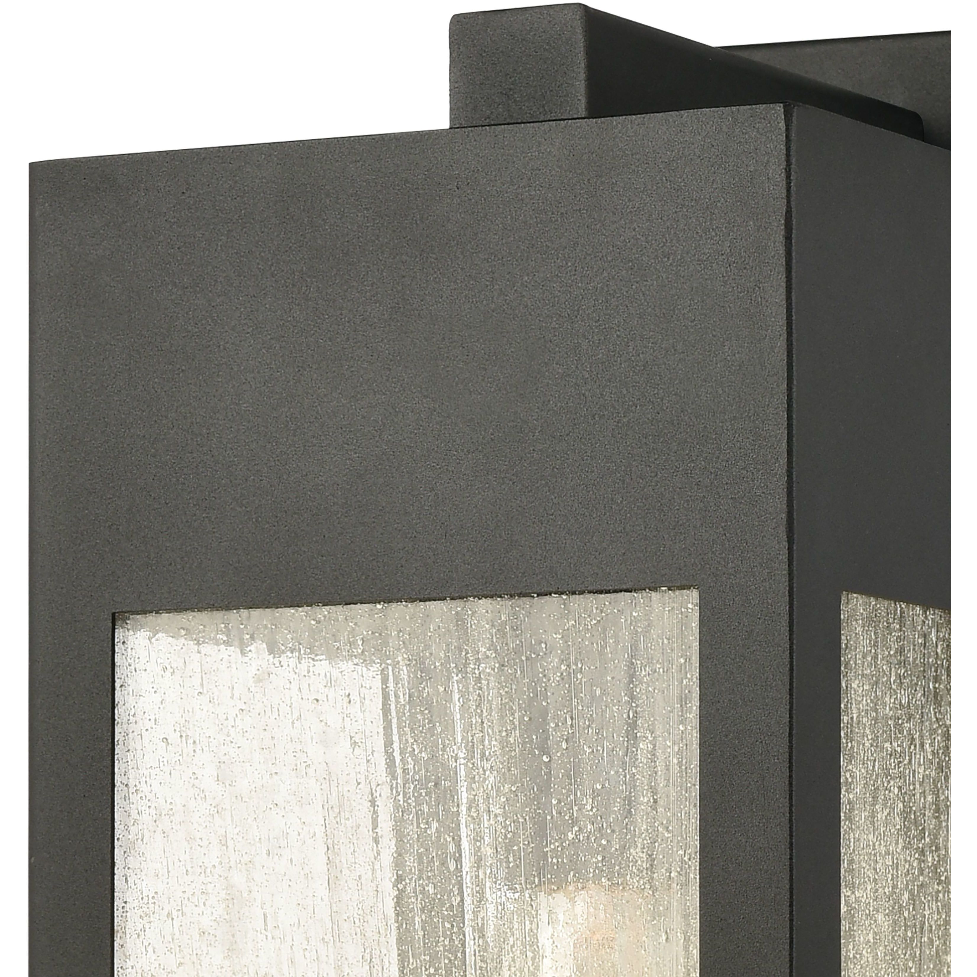 Angus 1 Light 17 inch Charcoal Outdoor Sconce