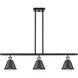 Ballston Smithfield LED 36 inch Black Antique Brass Island Light Ceiling Light, Ballston