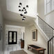 Banded LED 29 inch Black Chandelier Ceiling Light, dweLED