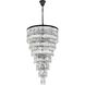Josephine 41 Light 32 inch Black Chandelier Ceiling Light