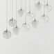 Orb II LED 11 inch Polished Chrome Multi-Light Pendant Ceiling Light